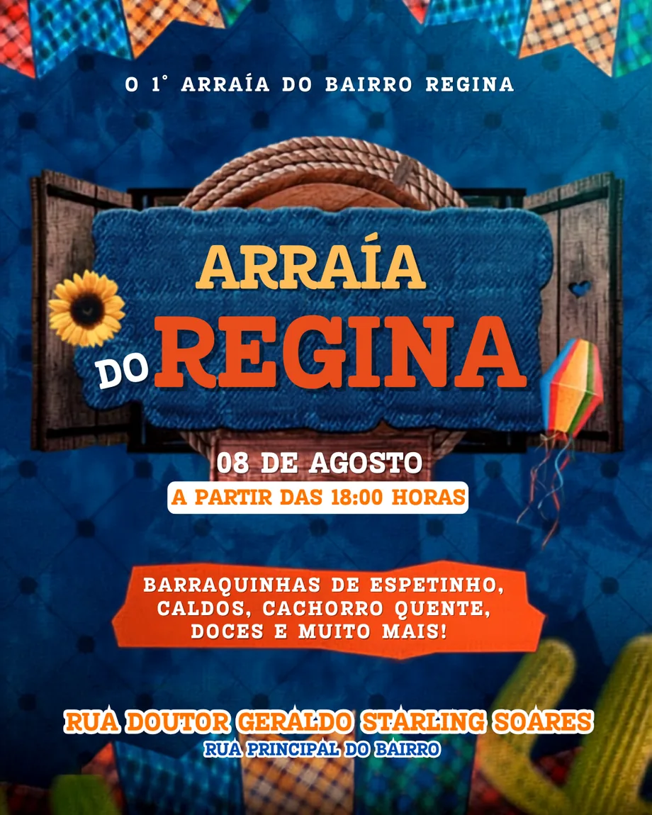 Feed criado para Arraiá do Regina