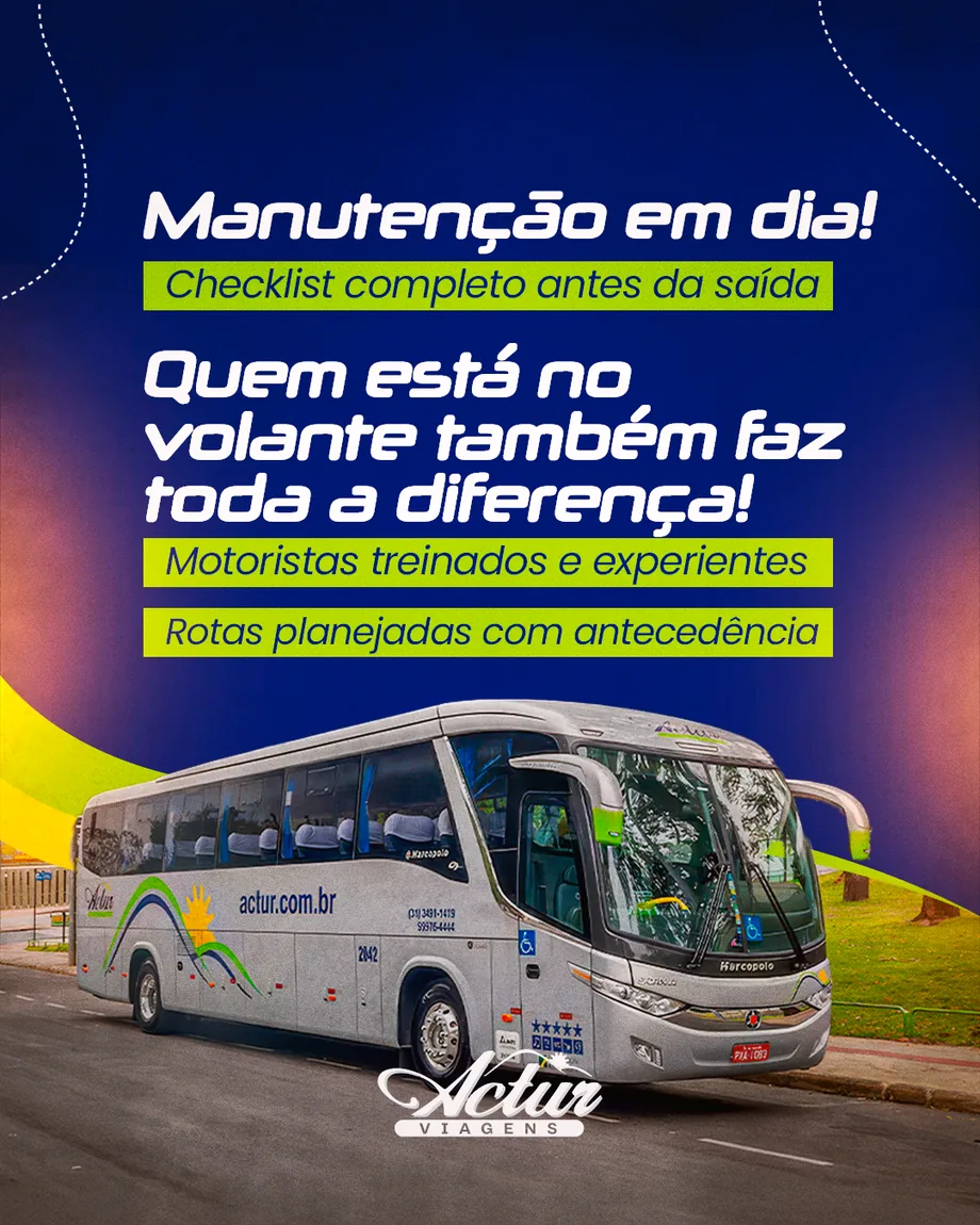 Feed criado para Actur Viagens