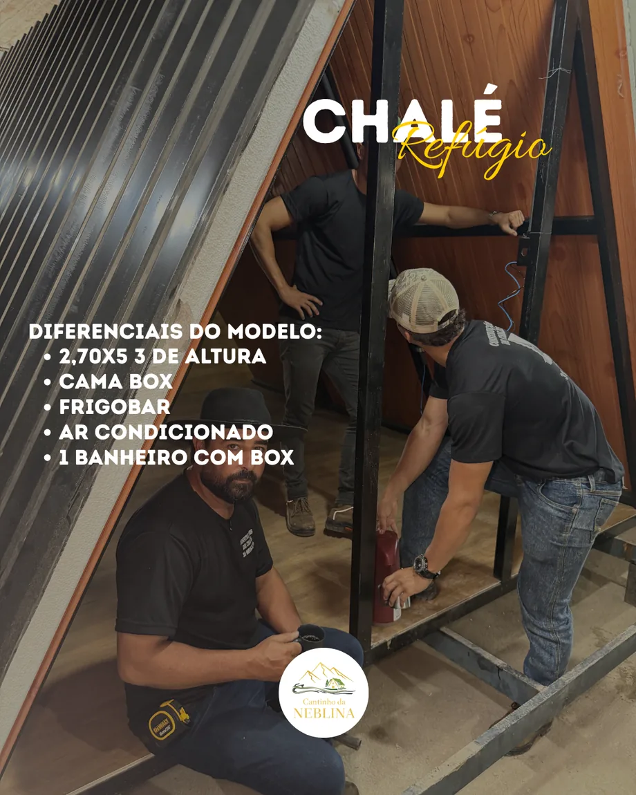 Feed criado para Chalés