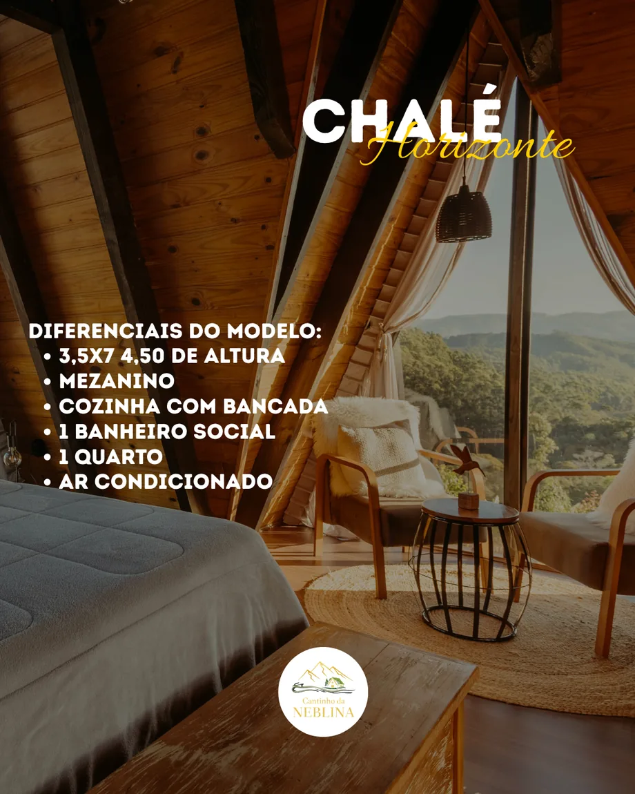 Feed criado para Chalés