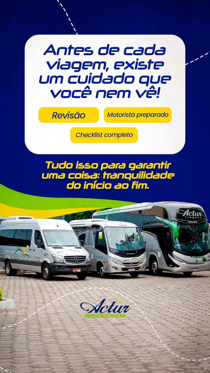 Story criado para Actur Viagens