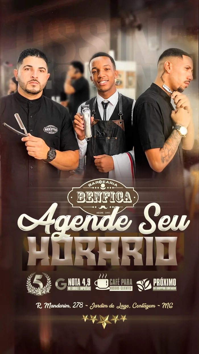 Story criado para Barbearia Benfica