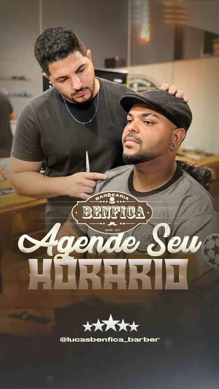 Story criado para Barbearia Benfica