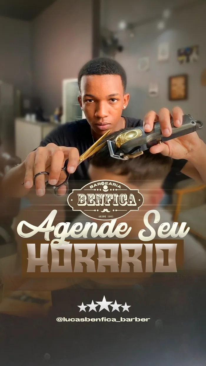 Story criado para Barbearia Benfica