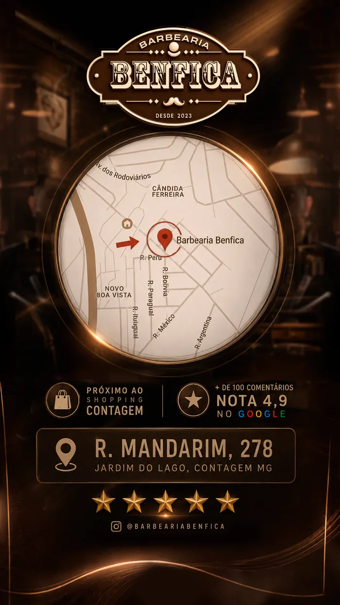 Story criado para Barbearia Benfica